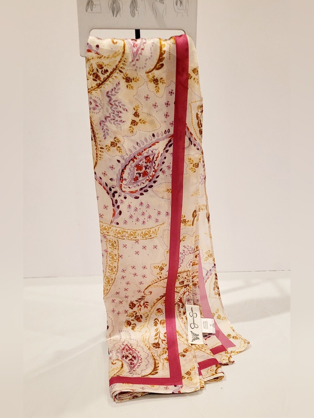 Jessica Simpson Paisley Multi Wear Scarf - Picture 3 of 4